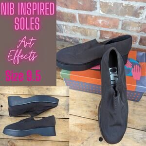 Women's Black Slip-On Shoes